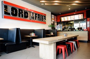Lord of the fries - Chapel Street Store internal view
